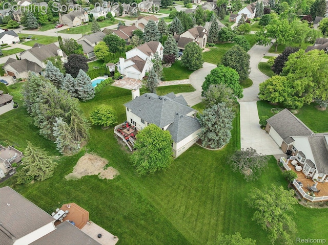 21898 Aspen Ct, Farmington Hills, MI 48335 - aerial view of residential area