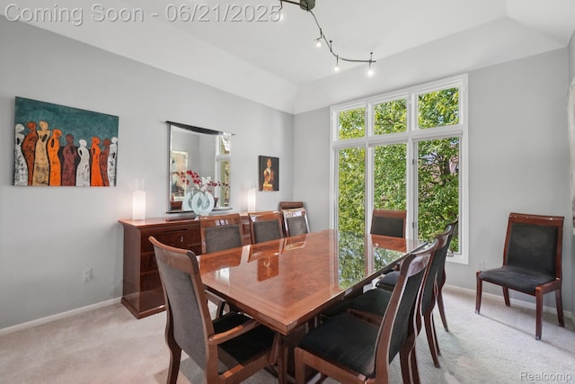 21898 Aspen Ct, Farmington Hills, MI 48335 - dining room with light carpet and baseboards
