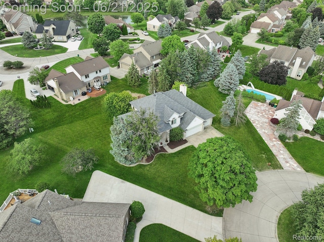 21898 Aspen Ct, Farmington Hills, MI 48335 - aerial perspective of suburban area