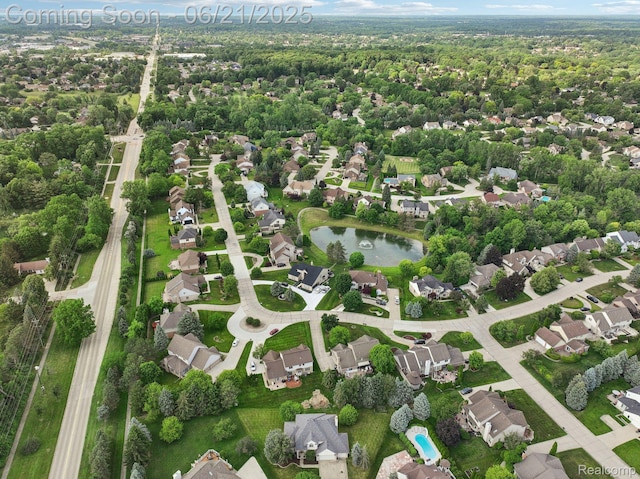 21898 Aspen Ct, Farmington Hills, MI 48335 - view of property location featuring a nearby body of water and nearby suburban area