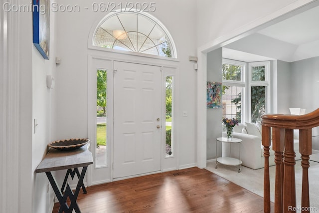 21898 Aspen Ct, Farmington Hills, MI 48335 - foyer with wood finished floors and baseboards