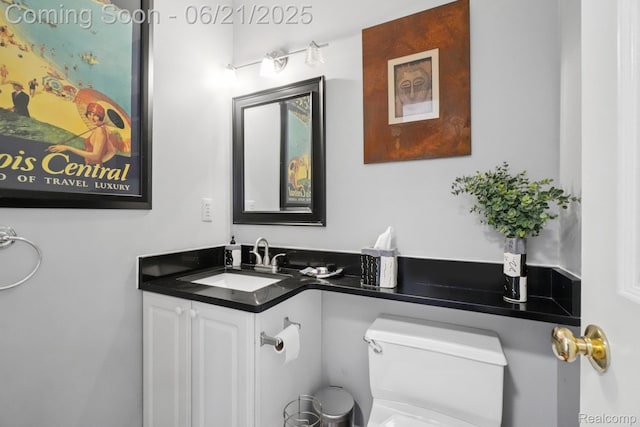 21898 Aspen Ct, Farmington Hills, MI 48335 - half bathroom with toilet and vanity