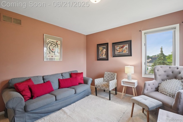 21898 Aspen Ct, Farmington Hills, MI 48335 - living room with carpet flooring and baseboards