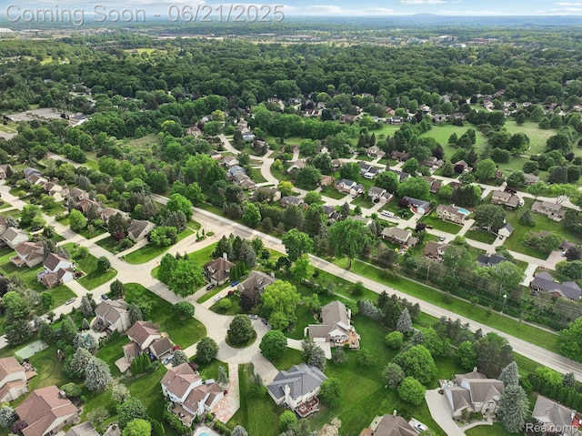 21898 Aspen Ct, Farmington Hills, MI 48335 - aerial perspective of suburban area