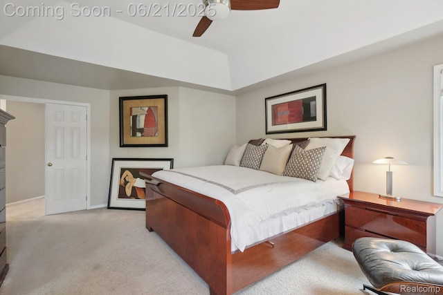 21898 Aspen Ct, Farmington Hills, MI 48335 - bedroom featuring light colored carpet and a ceiling fan