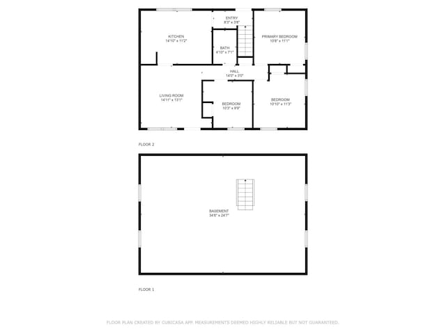 645 Amity Ave, Muskegon, MI 49442 - view of property floor plan