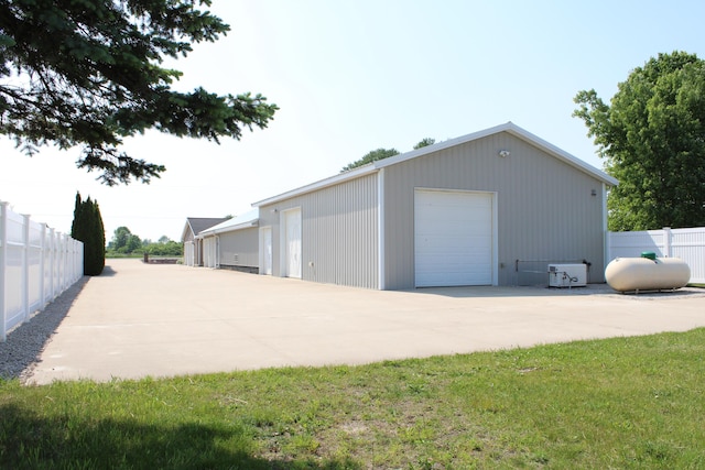 7680 S Warner Ave, Fremont, MI 49412 - view of detached garage