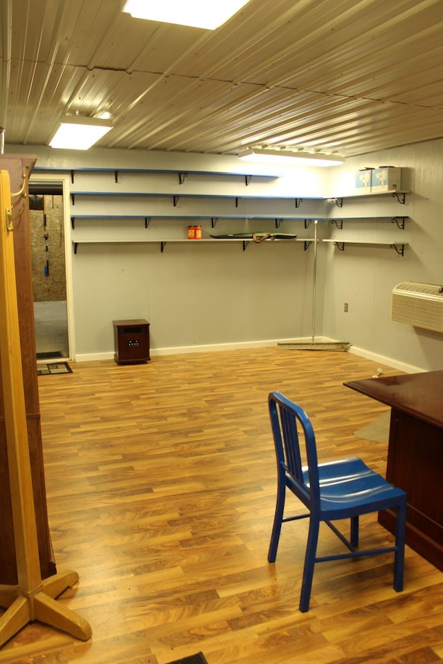 7680 S Warner Ave, Fremont, MI 49412 - basement featuring wood finished floors