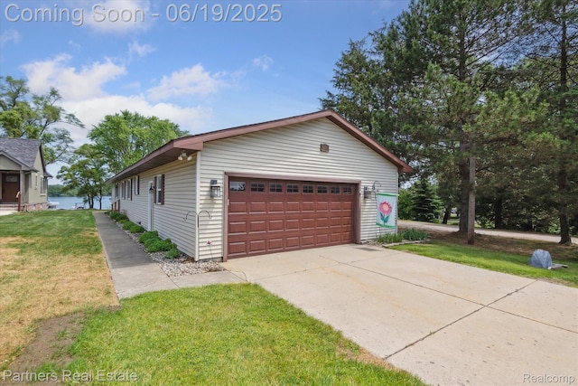 8331 Hilton Rd, Brighton, MI 48114 - view of side of property featuring a lawn and an outdoor structure