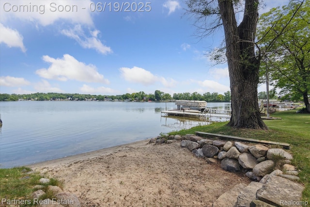8331 Hilton Rd, Brighton, MI 48114 - dock area with a water view