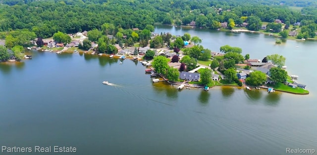 8331 Hilton Rd, Brighton, MI 48114 - aerial view of residential area featuring a large body of water