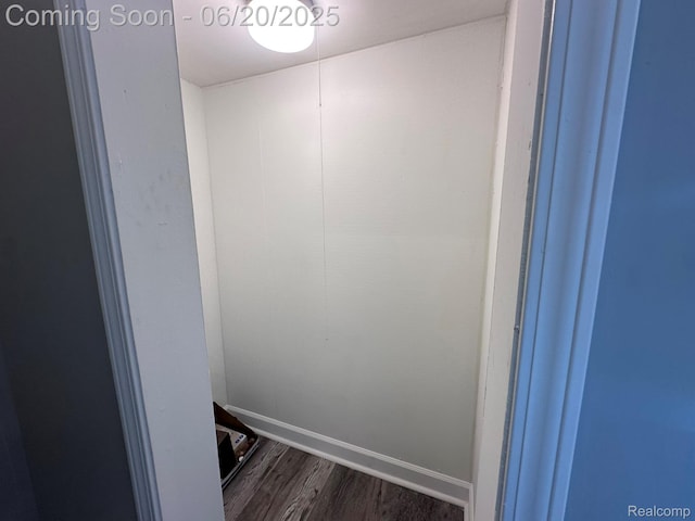101 Morrell St, Yale, MI 48097 - walk in closet featuring dark wood-type flooring