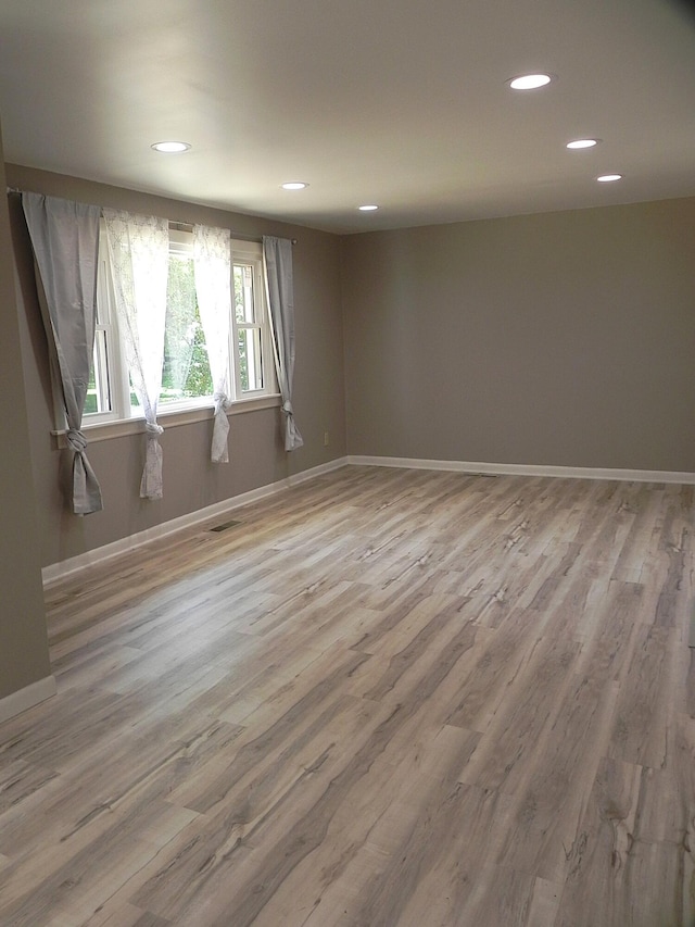 26370 S Shore Dr, Mendon, MI 49072 - unfurnished room featuring wood finished floors and recessed lighting