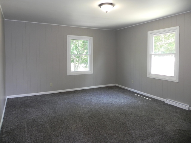 26370 S Shore Dr, Mendon, MI 49072 - empty room with healthy amount of natural light and dark colored carpet