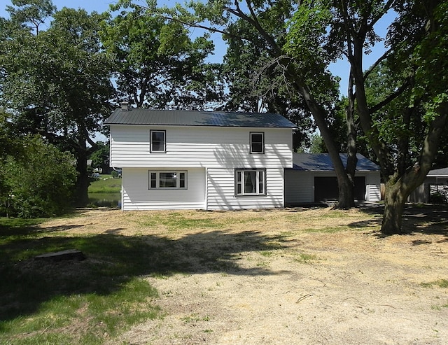26370 S Shore Dr, Mendon, MI 49072 - back of house featuring dirt driveway and a yard