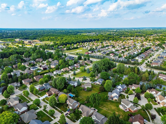 2896 Chippewa Ct, Troy, MI 48085 - aerial perspective of suburban area