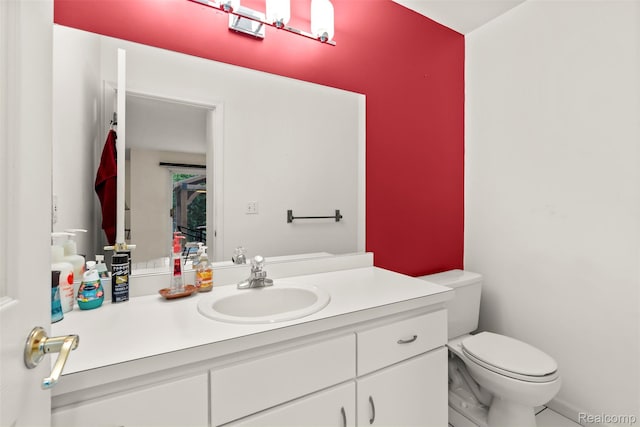 2896 Chippewa Ct, Troy, MI 48085 - half bathroom featuring toilet and vanity