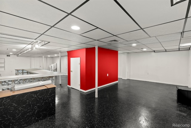 2896 Chippewa Ct, Troy, MI 48085 - kitchen featuring recessed lighting and a drop ceiling
