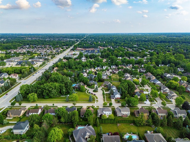 2896 Chippewa Ct, Troy, MI 48085 - aerial perspective of suburban area