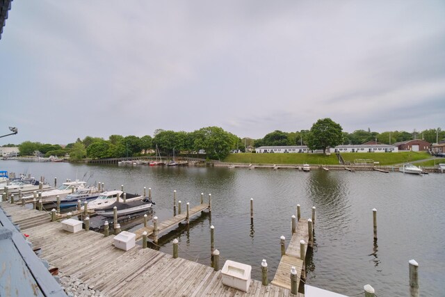 317 5th Ave Unit 8, Manistee, MI 49660 - dock area with a water view