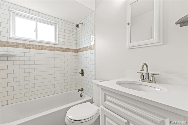 24845 Petersburg Ave, Eastpointe, MI 48021 - full bathroom featuring shower / washtub combination and vanity