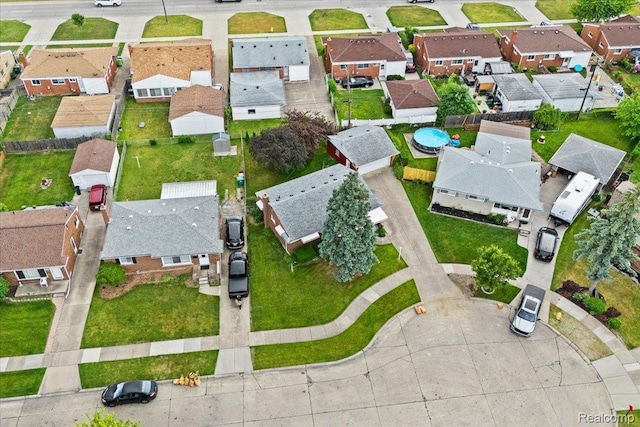 24845 Petersburg Ave, Eastpointe, MI 48021 - aerial perspective of suburban area