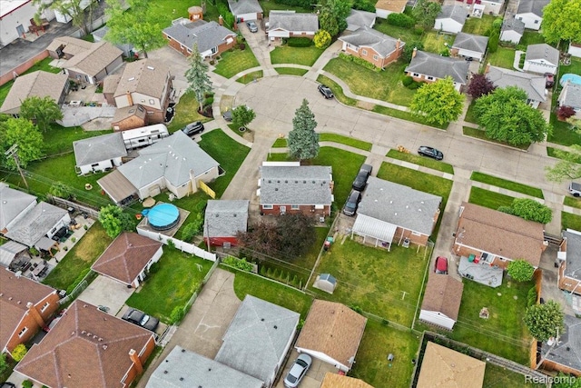24845 Petersburg Ave, Eastpointe, MI 48021 - aerial view of property and surrounding area with nearby suburban area