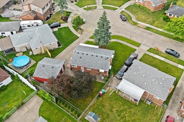 24845 Petersburg Ave, Eastpointe, MI 48021 - aerial perspective of suburban area