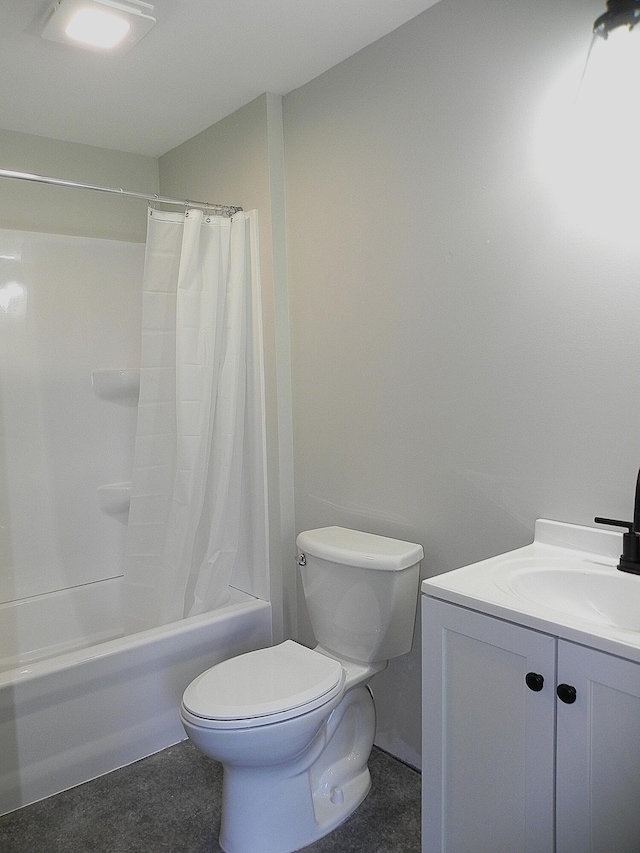 27869 M-60, Mendon, MI 49072 - full bath featuring vanity and shower / tub combo with curtain