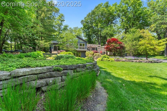 21089 Thorofare Rd, Grosse Ile, MI 48138 - view of grassy yard