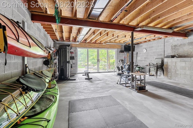 21089 Thorofare Rd, Grosse Ile, MI 48138 - basement featuring concrete block wall