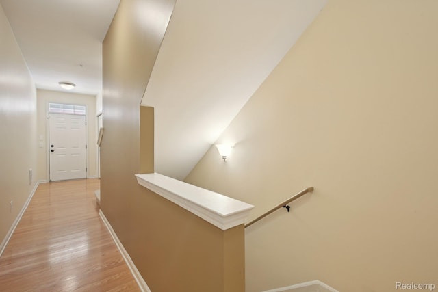 3207 Camden Dr Unit 110, Troy, MI 48084 - corridor with an upstairs landing and light wood-style flooring