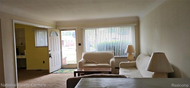 24828 Currier St, Dearborn Heights, MI 48125 - view of carpeted living room