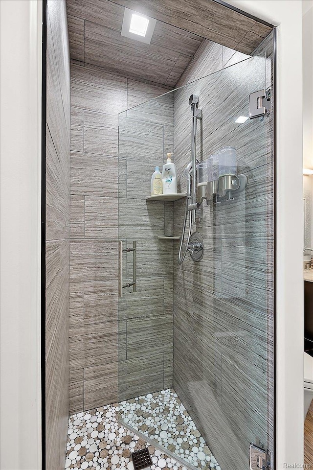 8349 Dixie Hwy, Ira, MI 48023 - bathroom featuring a shower stall