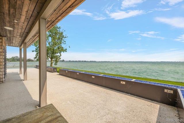 8349 Dixie Hwy, Ira, MI 48023 - view of patio / terrace with a water view
