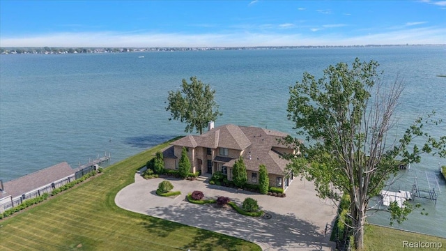 8349 Dixie Hwy, Ira, MI 48023 - aerial view of property and surrounding area with a nearby body of water