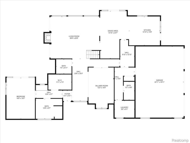 8349 Dixie Hwy, Ira, MI 48023 - view of floor plan / room layout