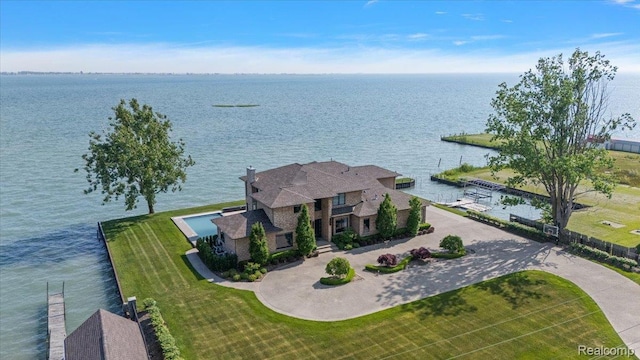 8349 Dixie Hwy, Ira, MI 48023 - view from above of property featuring a large body of water