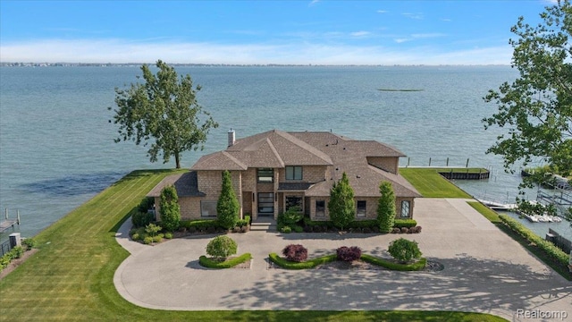 8349 Dixie Hwy, Ira, MI 48023 - view of front of home featuring a water view