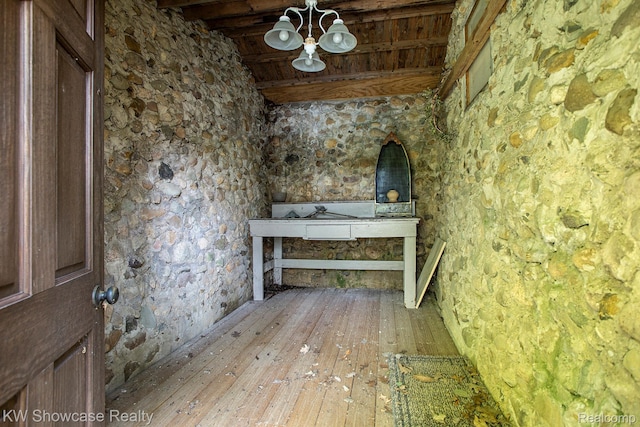 332 Community Dr, Battle Creek, MI 49014 - sauna featuring wood-type flooring and wood ceiling