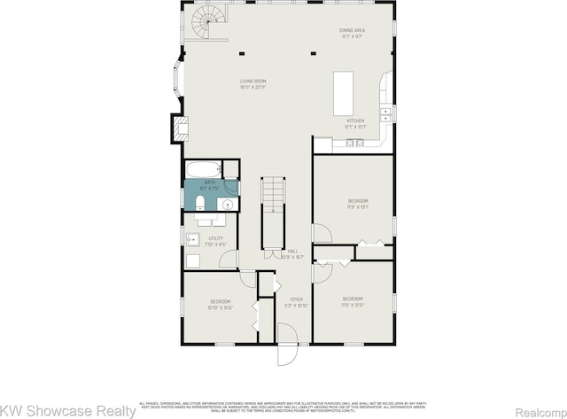 332 Community Dr, Battle Creek, MI 49014 - view of property floor plan