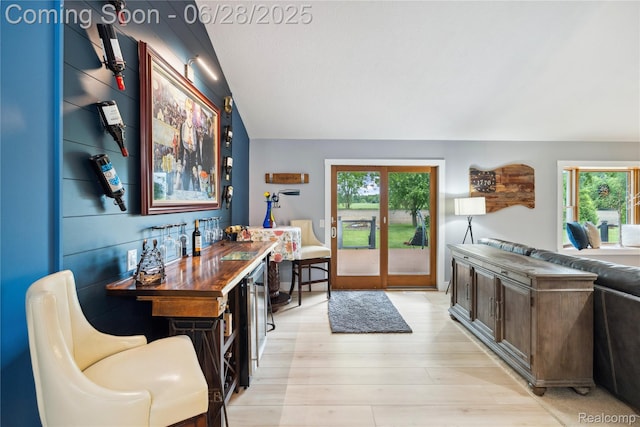 11852 Rathbun Rd, Birch Run, MI 48415 - office area with light wood-style floors