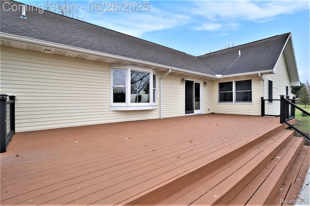 11852 Rathbun Rd, Birch Run, MI 48415 - view of deck