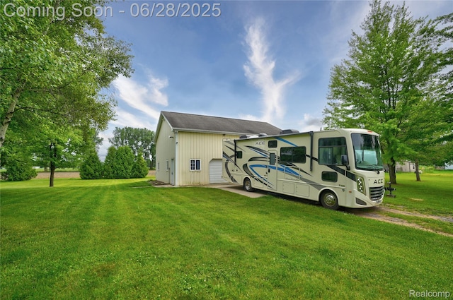 11852 Rathbun Rd, Birch Run, MI 48415 - view of property exterior with a yard and an outdoor structure