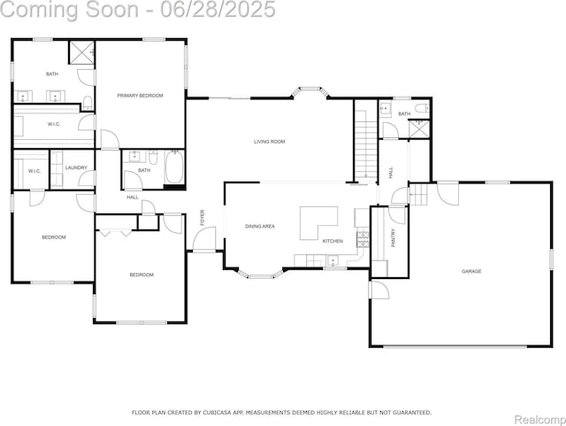 11852 Rathbun Rd, Birch Run, MI 48415 - view of home floor plan