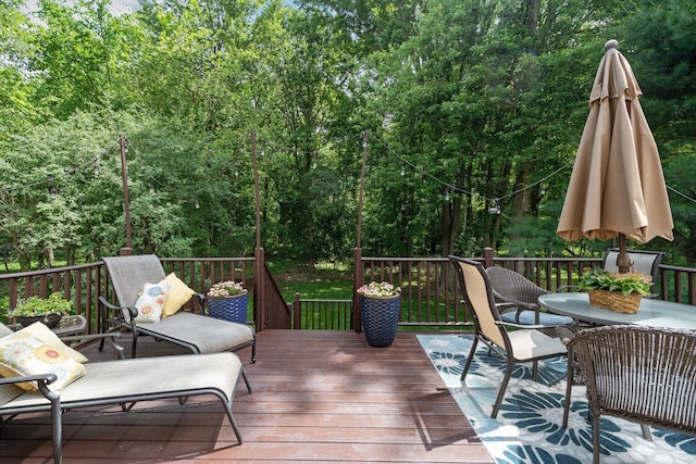 2062 Wildwood Trl, Saline, MI 48176 - view of deck