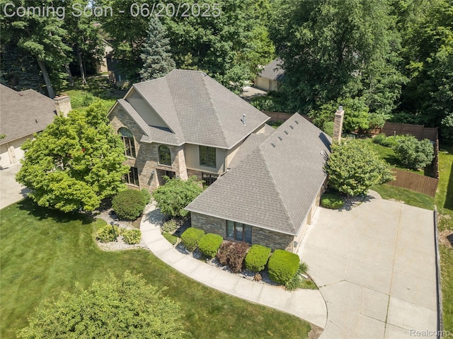 1484 Kings Pointe Rd, Grand Blanc, MI 48439 - view from above of property
