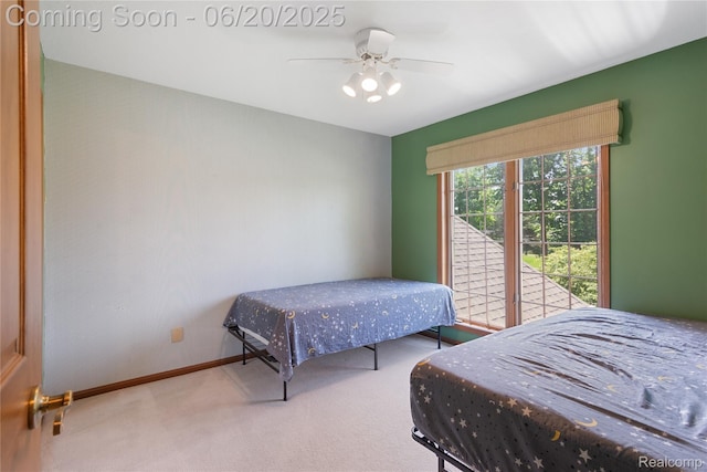 1484 Kings Pointe Rd, Grand Blanc, MI 48439 - bedroom featuring carpet floors and ceiling fan