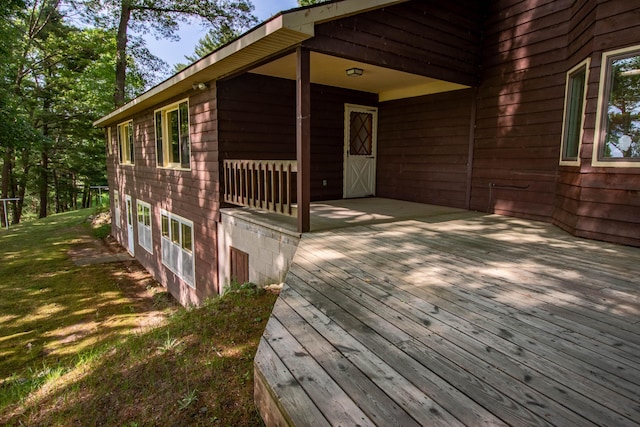 5774 N Wayne Ave, Pentwater, MI 49449 - view of deck