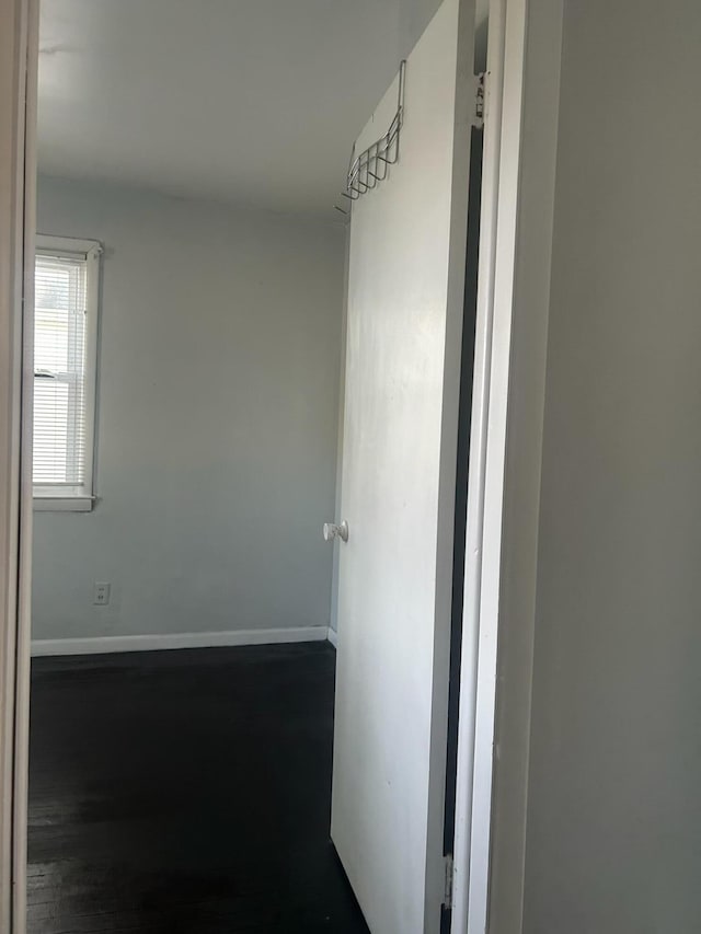 1478 Allen Ave, Muskegon, MI 49442 - corridor with baseboards and wood finished floors
